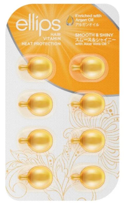 Ellips Hair Vitamin Douceur et Brillance Huile d&#39;Argan Jaune 8 unités