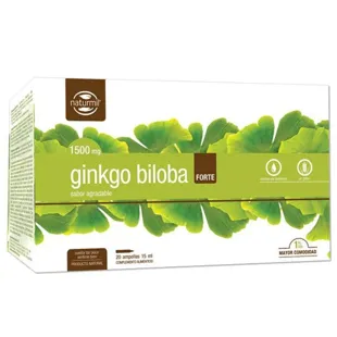 Ginkgo Biloba Forte 1500Mg Naturmil 20 Ampoules x 15ml