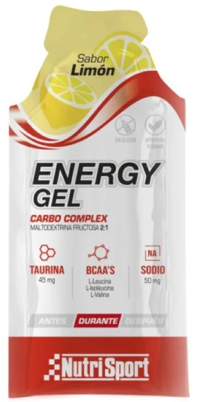 Gel énergétique NutriSport saveur citron 24 gels