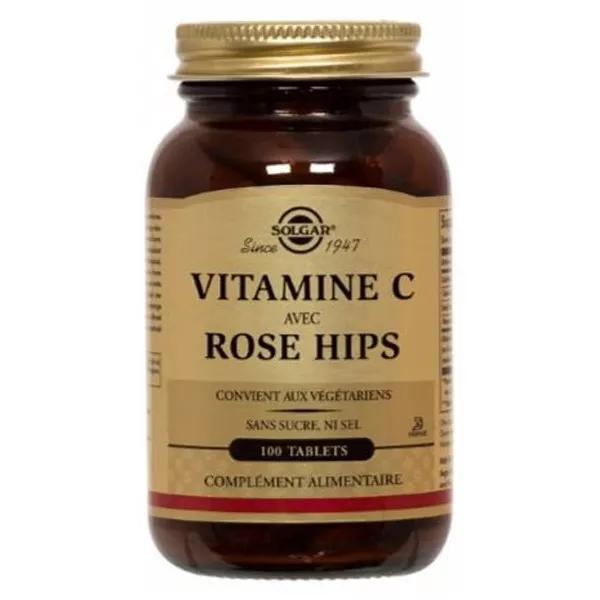 Solgar vitamina C 500 con escaramujo 100 comprimidos