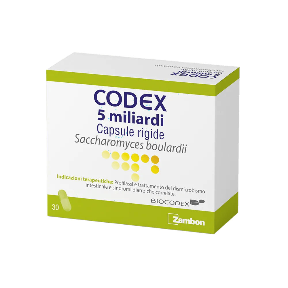 Codex 5 Miliardi Saccaromiceti Boulardii 250 mg 30 Capsule