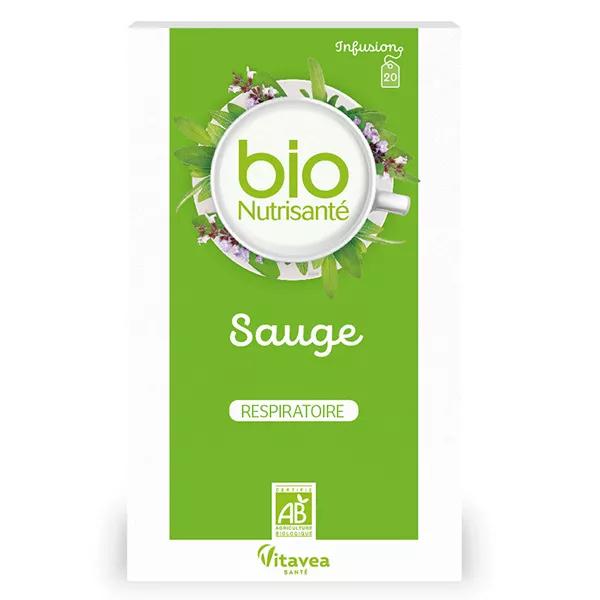 Vitavea - BioNutrisanté - Infusion Sauge - Respiratoire - 20 sachets