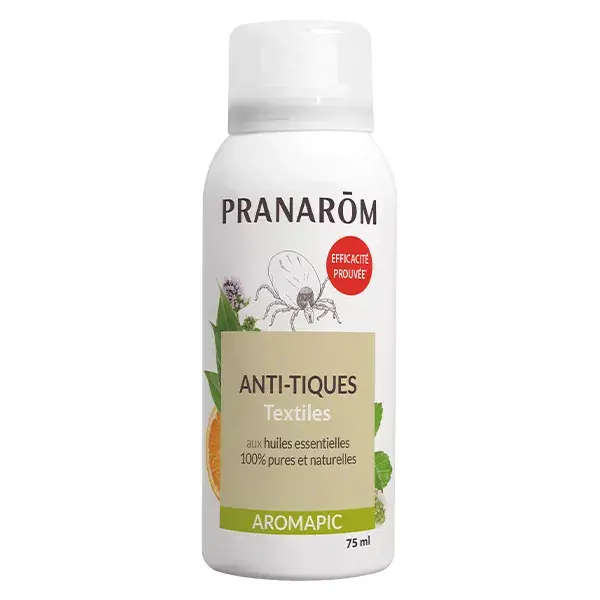 Pranarom Aromapic Spray Anti-Tiques Textiles 75ml