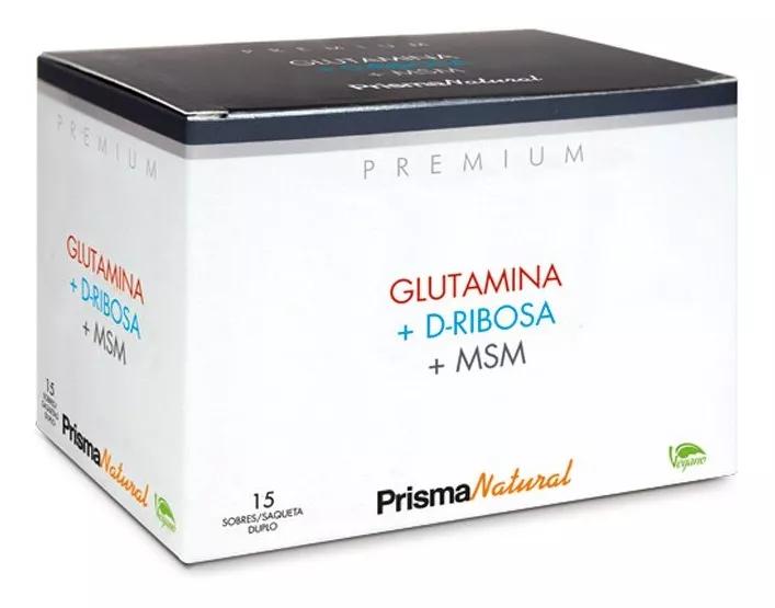 Prisma Natural glutamina + Ribosa + MSM Premium 30 sticks