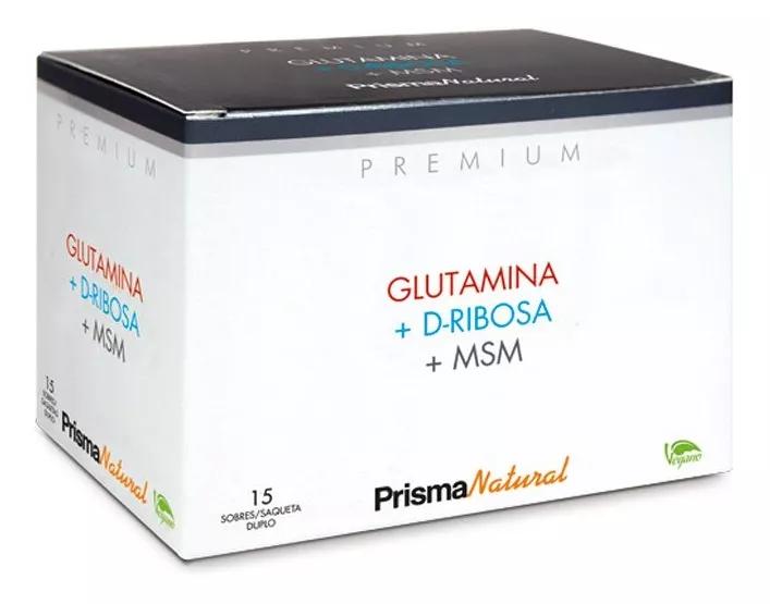 Prisma Natuurlijke Glutamine + Ribose + MSM Premium 30 sticks