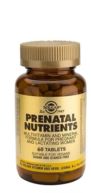 Solgar Nutrientes Prenatales 60 comprimidos