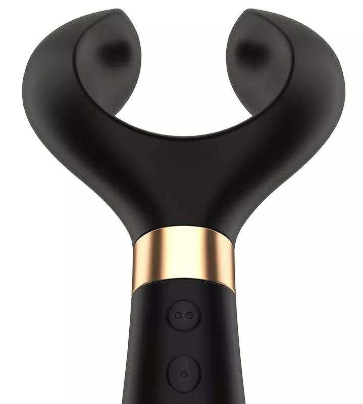 Stimulateur Satisfyer Endless Fun Noir - Vibromasseur Unisexe - USB, étanche, Multi-vitesses
