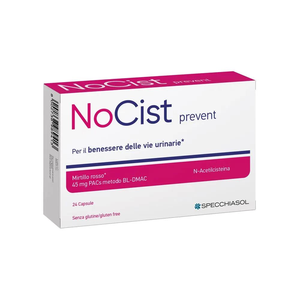 Specchiasol NoCist Prevent Integratore Drenante e Vie Urinarie 24 Capsule