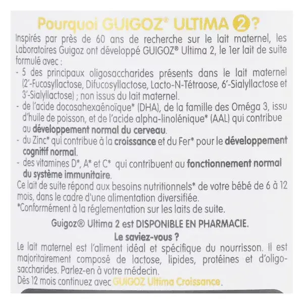Guigoz Ultima Premium 2ème Age 800g