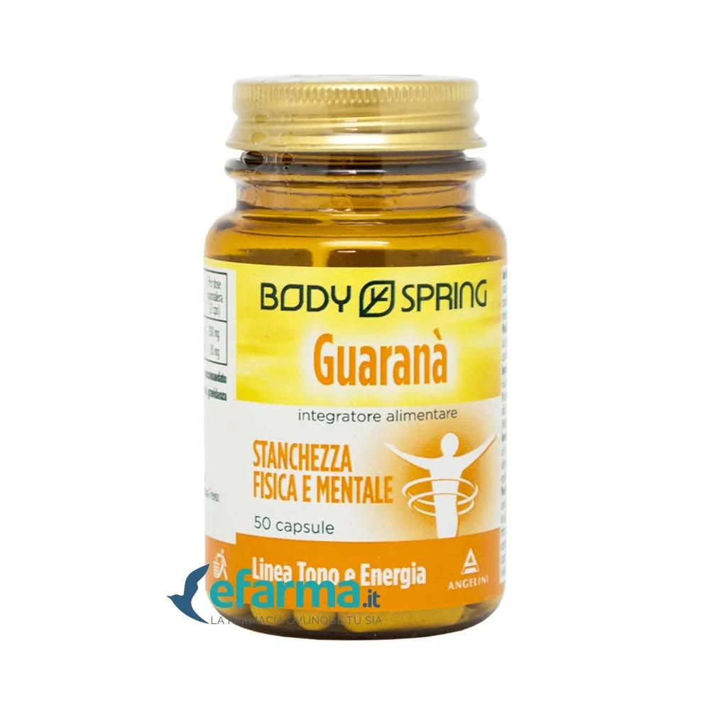 Body Spring Guaranà Integratore Stanchezza 50 Capsule