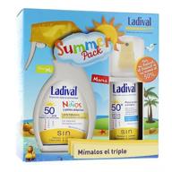 Ladival Summer Spray Niños SPF50 200ml + Pieles Sensibles o Alergicas SPF50+ 150 ml