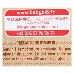 Babybio Fruits Pot Pomme Grenade +6m Bio 2 x 130g