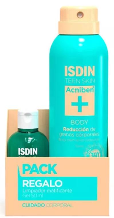 Isdin Acniben Body 150 ml + GIFT Mattierendes Reinigungsgel 50 ml