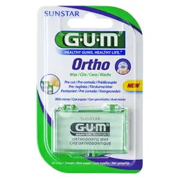 Gum Accessoires Ortho Cire Orthodontique Mentholée