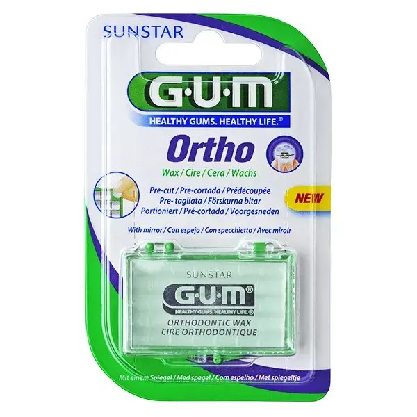 Gum Ortho Mentholated Orthodontic Wax