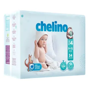 CHELINO LOVE diapers 9-15 KG 34 units Size 4