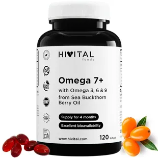 Hivital Omega7+ Sea Buckthorn 500mg 120 Pearls