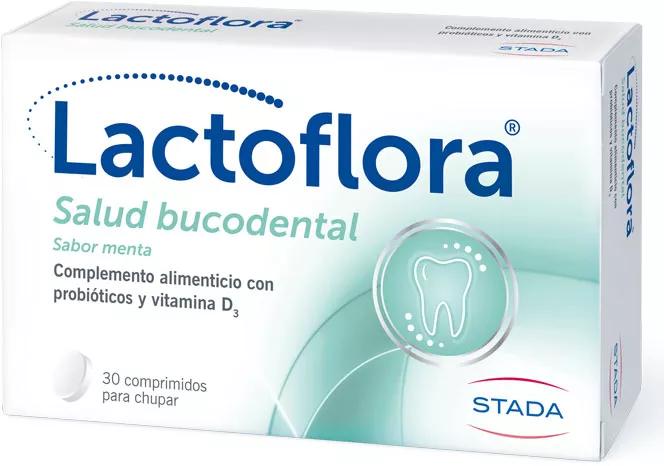 Lactoflora Salud Bucodental Probiótico Menta 30 Comprimidos