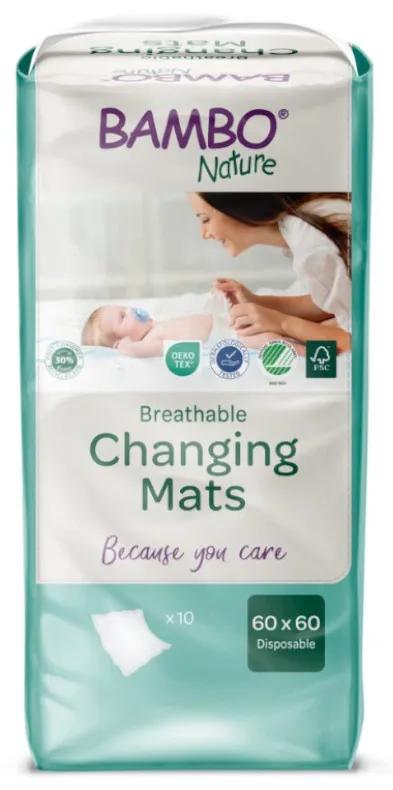 Bambo Nature Changing Mats for Babies 60x60 cm 10 pcs