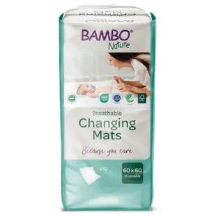 Bambo Nature Changing Mats for Babies 60x60 cm 10 pcs