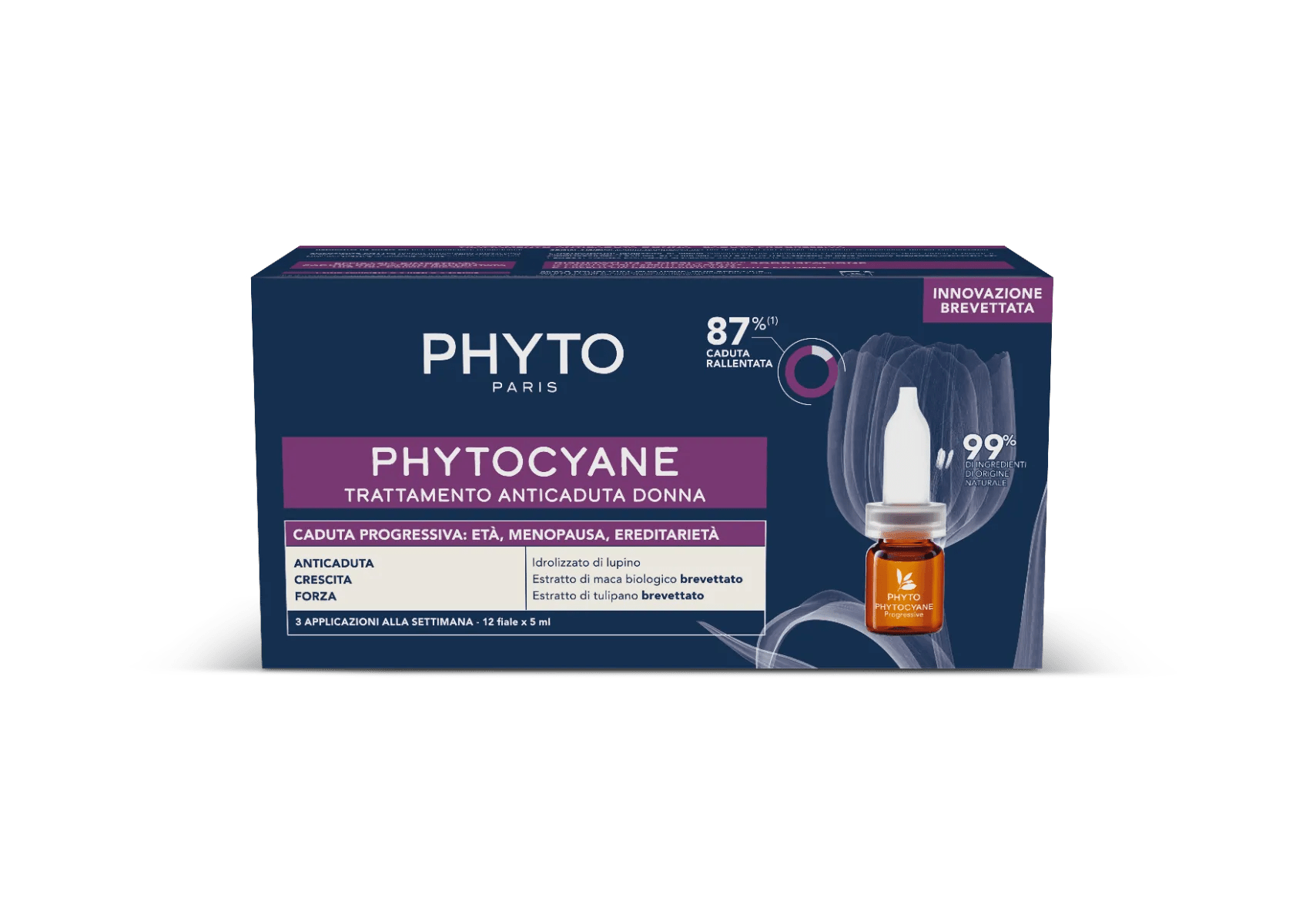 Phyto Phytocyane Fiale Anti-Caduta Progressiva Dei Capelli - Donna 12x5 ml