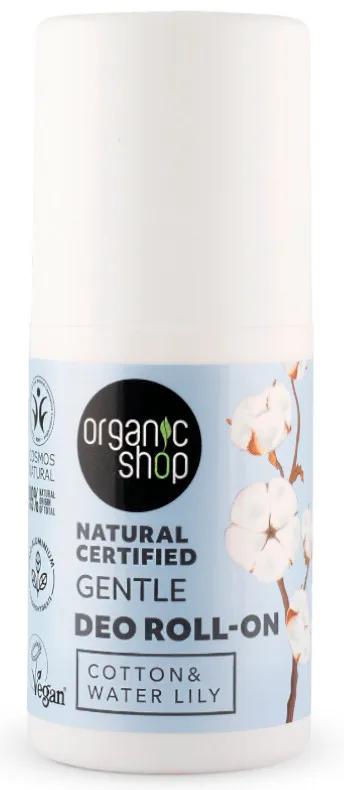 Organic Shop Roll-On Deodorant Cotton and Water Lily 50 ml