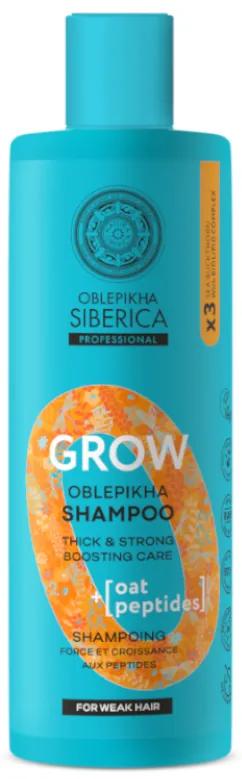 Imagen de Natura Siberica Champú Fortalecedor y Potenciador Crecimiento Péptidos 400 ml