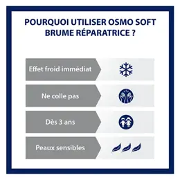 OSMO SOFT - Coups de soleil - Brume réparatrice - Dès 3 ans - Aérosol - 75ml