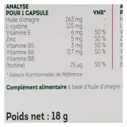 Léro Phanères Cheveux et Ongles Lot de 4 x 30 capsules