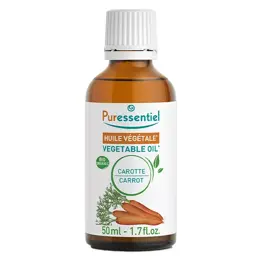 Puressentiel Huiles Vegetales 100% Bio Huile Végétale Bio Carotte 50 ml