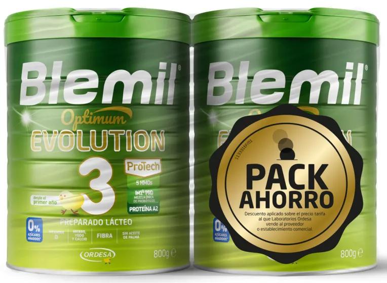 Blemil Optimum Evolution 3 Groeimelk 2x800 gr VOORDEELVERPAKKING