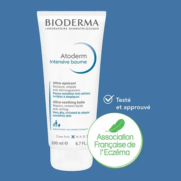 Bioderma Atoderm Intensive Balsamo Lenitivo Pelli Secche Eczéma Atopiche 200ml