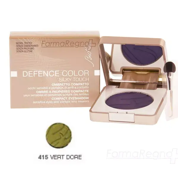 Bionike Defence Color Silky Touch Sombra de Ojos Compacto 415 Verde Dorado 3g 
