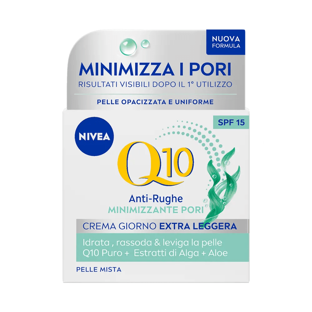 Nivea Q10 Power Anti-rughe + Levigante Crema Giorno SPF 15 Viso 50 ml