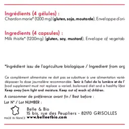 Belle & Bio Chardon Marie Bio 120 gélules