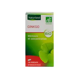 Naturland Ginkgo Biloba Bio 150 végécaps