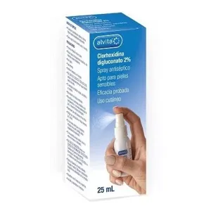 Alvita Chlorhexidin Diguconat 2% antiseptisches Spray 25 ml