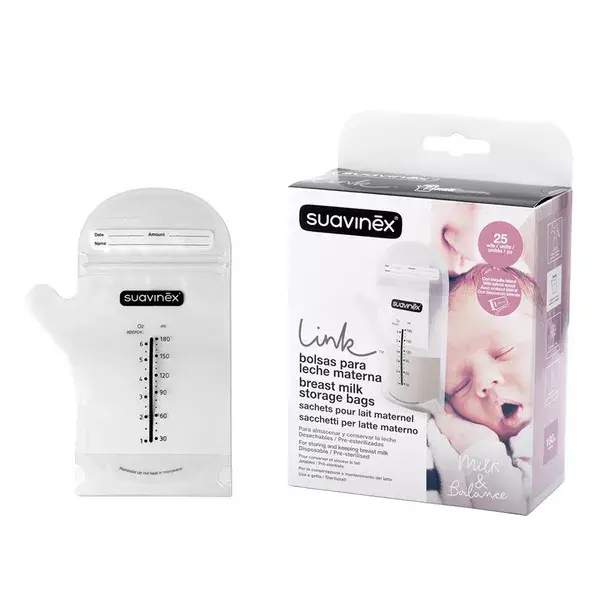 Suavinex Breastfeeding Milk Storage Bags 25 bags
