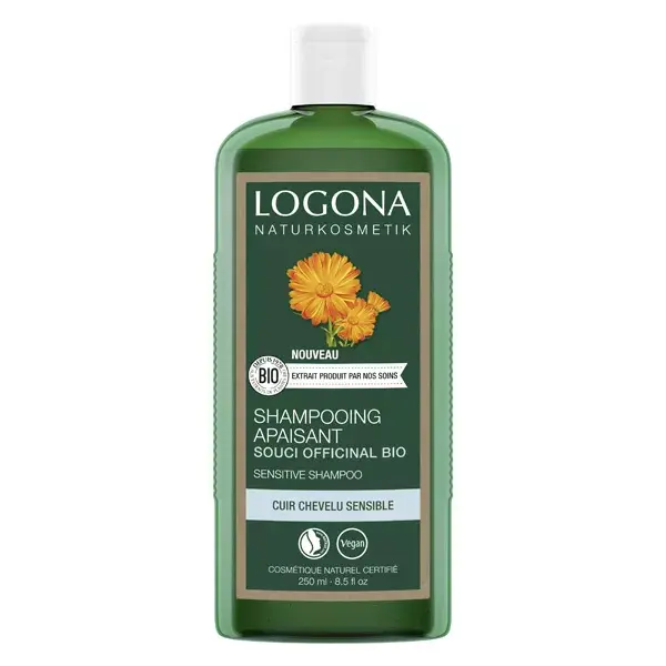Logona Soins Capillaires Shampoing Apaisant à l'Acacia Bio 250ml