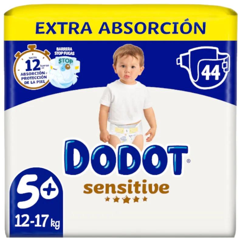 Dodot Couche Sensitive Extra T5 + 12-17kg 48uds