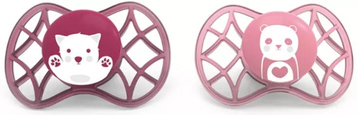 Nuvita Symmetrische Nippelschnuller +6m Rosa 2 Einheiten