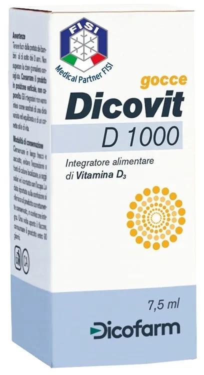 Dicovit D Gocce Integratore di Vitamina D 7,5 ml