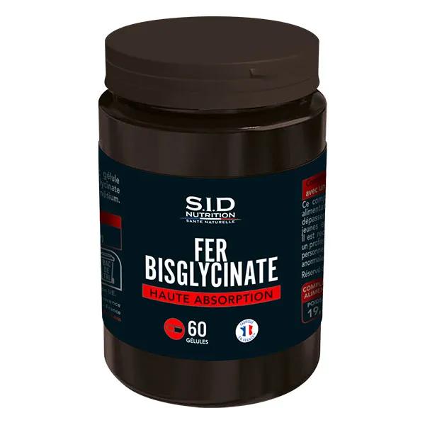 Sid Nutrition - Bisglycinate de Fer 60 gélules