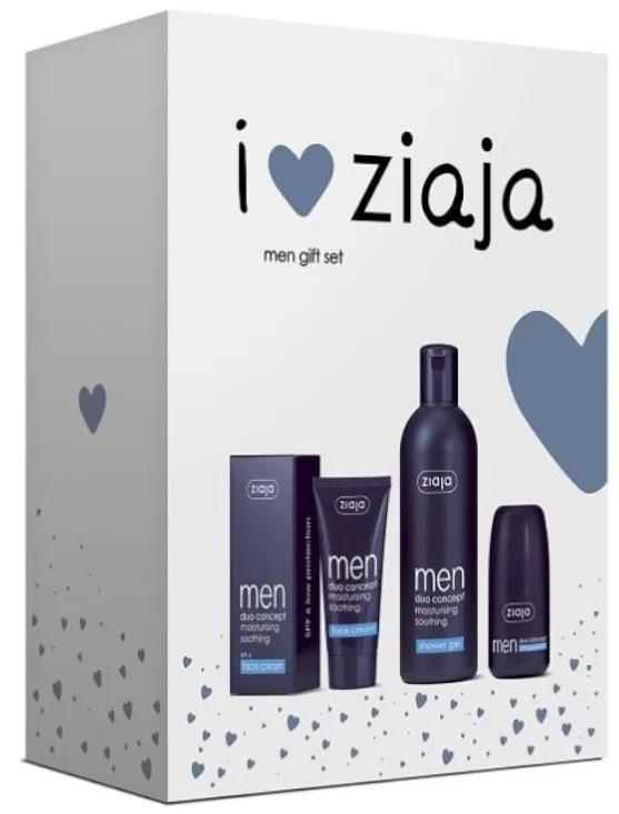 Ziaja Men Shower Gel 300 ml + Face Cream 50 ml + Deodorant 60 ml