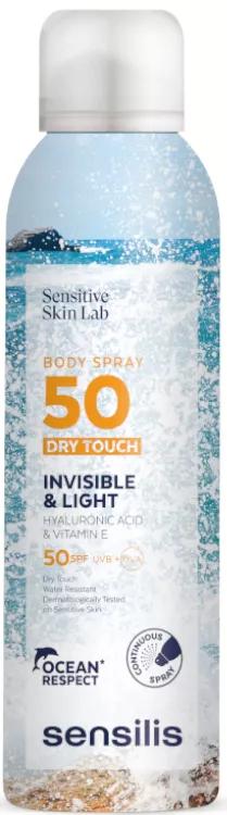Sensilis Invisible & Light Body Spray SPF50 200 ml