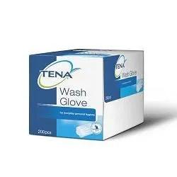 Tena Wash Glove Guanti Con Barriera 175 Pezzi