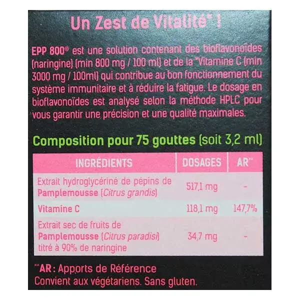 Santé Verte EPP 800+ Extrait de Pépins de Pamplemousse 50ml