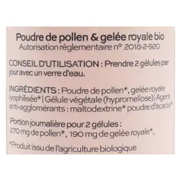 Phytalessence Gelée Royale-Pollen Bio 60 gélules