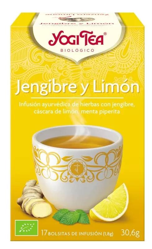 Yogi Tea Infusión Jengibre y Limón 17 Bolsitas