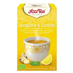 Yogi Tea Infusión Jengibre y Limón 17 Bolsitas